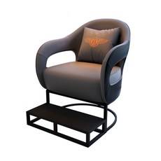 GPZG 臺球室沙發比賽專用卡座，輕奢高端觀球椅桌球廳桌椅組合，提升撞球室專業形象, 單人（灰色）, 1個