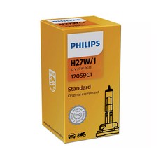 필립스 스탠다드 할로겐 안개등 램프 전구 881 H27W/2, VisionStandard-H27W/2(881), 1개