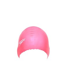 Speedo 라텍스 주니어 수영 모자, 핫 핑크