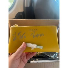 FOREVER YOUNG 招財手拿錢包 多色時尚設計 內附祈福錢母, 黃色/大有錢母, 1個