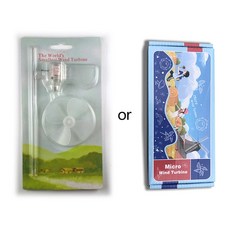 LED 미니 마이너 풍력 터빈 발전기 과학 교육 샘플 템플릿 Easy Play, 1개