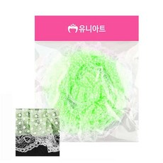 땡땡이 레이스 연두 패턴원단 데코천 DIY레이스 sta+19440fZ