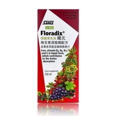Salus 沙露斯德國草本液鐵元250ml/罐，無防腐劑，補充鐵質，增強體力，維持健康活力, 1個, 250ml, herbal