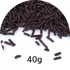 웰베이킹 초콜릿 버미셀리 스프링클, 1개, 40g