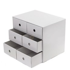 서무스토어 6칸 페이퍼서랍장 책상위서랍함