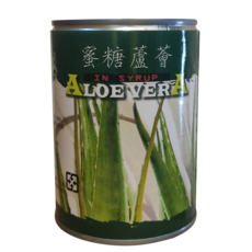 蜜糖蘆薈 糖漿罐頭, 565g, 1個