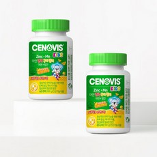 세노비스 건강식품관 키즈 아연 면역 구미젤리 오렌지맛 60구미 2개 60일분, 60정, 상세설명 참조