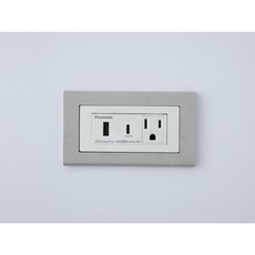 Panasonic 國際牌 微水泥紋Glatima 面板 蓋板 開關 插座【快速出貨】switchpapa, 1個, 18W typeC+USB加插座（白