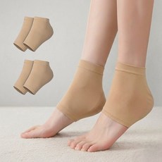 데이앤픽 뒤꿈치 갈라짐 케어 실리콘 보습 각질 보호 풋패드 2P, 스킨+스킨, 2세트