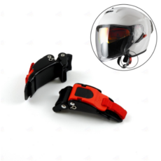 오토바이 헬멧 원터치 턱끈 버클 퀵 릴리즈 턱버클 자가 교체용 DIY 수리 부속 파츠