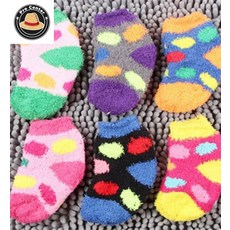 민프로센터 유아용 큐티 도트 수면양말 애기양말 아가양말 아기양말