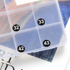 빅조이 숫자 스티커 1-100번 블랙 동그라미