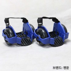 탈부착 롤러스케이트 성인용 바퀴달린 신발 스타일, 1개, 블루
