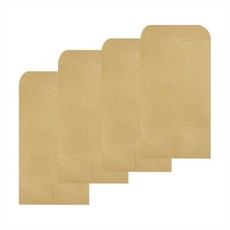 크라프트상품권봉투 100g15매 세로형 9x18cm 1개입 생신 용돈 초대장