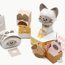 SS 냥냥이페이퍼토이 4000 종이모형만들기