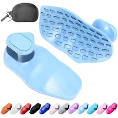 Epritliber 역도를 위한 실리콘 체육관 그립 여성용 남성용 운동 장갑 미끄럼 방지 체육관 운동 그립 고무 체육관 핸드 그립-바벨 풀업 립핏 트레이닝용 역도 그, 하늘색