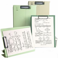 마켓톡톡 자립스탠딩 투웨이 a4클립보드, 1세트, 블랙+딥그린+아이보리