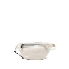 구찌 중고 2016-2025 GG 엠보스드 퍼포레이티드 레더 벨트 백