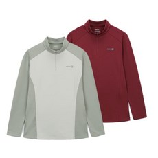 네파 여성 가을겨울 블럭 파워스트레치 집업티셔츠 7K65403 UFU657 TUW590