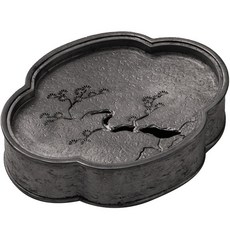 貓嶼 古錫老壺承 複古日式功夫茶具幹泡臺茶盤建水養壺茶承託盤蓄水, 古錫壺承-達觀, 1個