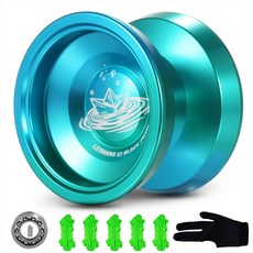 Leshare Yoyo Magic Yoyo Professional Alloy Competition Yoyo Ball을위한 요요 볼, 그림처럼