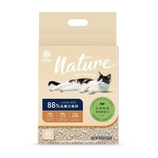 路易 LOUIS 88%高纖豆腐砂 3.5倍硬凝結 鏟起不崩散 貓砂, 1個, 茉莉真花 6L(2.5KG),單包(超取限一包)