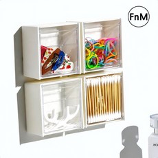 [원더스토어] 데스크 오거나이저 책상 정리함 미니 서랍 수납함, 레드, 1개