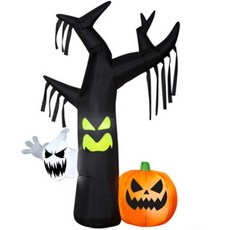 洋洋小品 充氣南瓜精靈樹燈 WA740 巫婆吸血鬼骷髏頭綠怪 大型佈置 萬聖節氣氛佈置 服裝舞會派對服裝表演鬼屋佈置