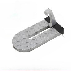 차량 보조 페달 루프 접근 스텝 휴대용 도어 장착 발판 후크 중량급 등반 보조기구 외부용, 1. cube gray, 기본