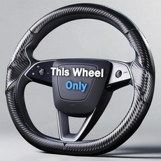 2017-2023 테슬라 모델 3 2020-2024 테슬라 모델 Y용 스티어링 휠 커버 테슬라 모델 3/Y 액세서리용 가죽 핸들 커버 화이트, 매트 블랙