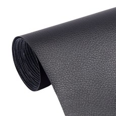 원달러샵 새 것같은 고급PU 초강력 국민 가죽 스티커 완전 대형, 4개, 브라운