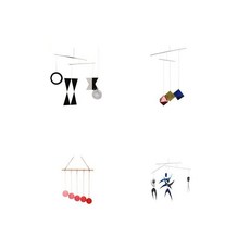 모바일 세트 시각적 경험을 위한 장난감 교육 게임 Munari/ Octahedron/ Gobbi/ Dancer, Red Gobbi Set