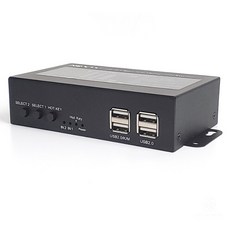 컴퓨터 원격조작 HDMI스위치허브 PC화면제어 버튼선택기 증폭기 랜선