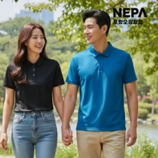 [NEPA] 네파 카라 PK 냉감 시원한 쿨 남여 커플 공용 여름 반팔 반소매 티셔츠