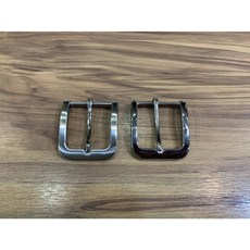 安提帕斯手工皮革不銹鋼製4048皮帶頭, 1個, 霧銀色