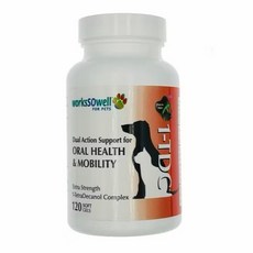 worksSOwell 寵物口腔保健及活動力 1-TDC 30 軟膠囊, 1個, ORAL HEALTH & MOBILITY, 120顆