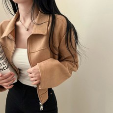 러브베리 여성 크롭 숏자켓 간절기 캐주얼 아우터 JL0265A