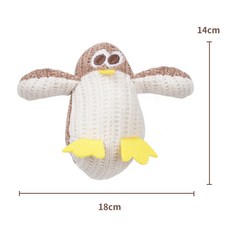 [옹웅일기] 고양이 캣닢인형 다양한조합 옵션/펭귄/선인장/스마일플라워/고양이/쥐, 1개, 갈펭이