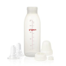 유두 2개가 달린 비둘기 구개열 병 8.11온스 소아과 의사의 지도 하에 사용해 주세요, Bottle, 2 Count (Pack of 1)