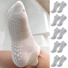 바이제이알 여성 논슬립 덧신 양말 데일리 페이크삭스 미끄럼방지 5켤레