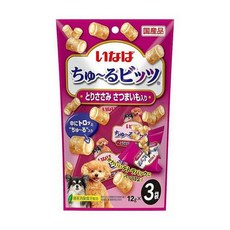 CIAO INABA 啾嚕夾心肉泥捲 雞肉鬆口味 12gx3入/包, 1個, DS-328 雞肉+紅薯