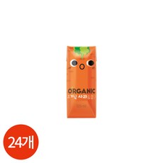 CL 롯데 ORGANIC 유기농 사과 당근 주스 125ml x 24개