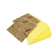 미나픽 왁스페이퍼 포장지 50매입 감자튀김포장, 신문