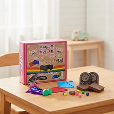 비앤씨 근대 5종 경기세트 딱지치기 팽이놀이 제기차기 비석치기 공기놀이 보드게임 오겜, 1개