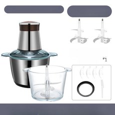 만능다지기 마늘다지기 미니다지기 다지기 만능 야채다지기, 3L 더블컵더블블레이드, 기본 색상