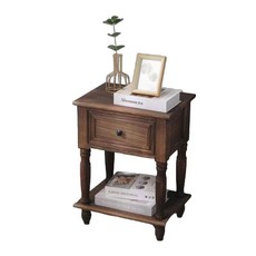 2단 원목서랍장 앤틱 델피 마호가니원목 차드 안방 클래식, 1.탄화 폭40 cm