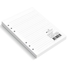 Recoz 6孔大容量補充內頁 02 橫線, 1個, 100入