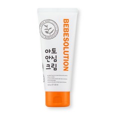 베베솔루션 아토안심크림 2개 발송 아기 아토 유아 신생아 어린이 보습 저자극 순한 고보습 수딩 베이비 촉촉한 침독 로션 크림, 1개, 120ml, 1개 발송