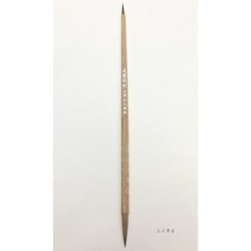 正大筆莊 台灣製純手工《成雙成對 - 雙邊狼毫》狼毫毛筆組 中楷小楷適用, 1個