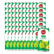 과일촌 매실 드링크 175ml 캔 30x2박스, 2박스
